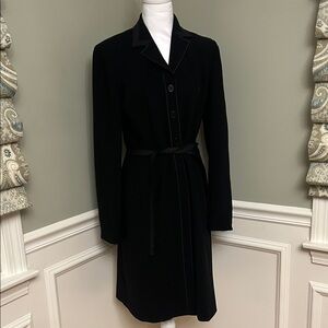 Ann Taylor Elegant Black Long Sleeve Dress